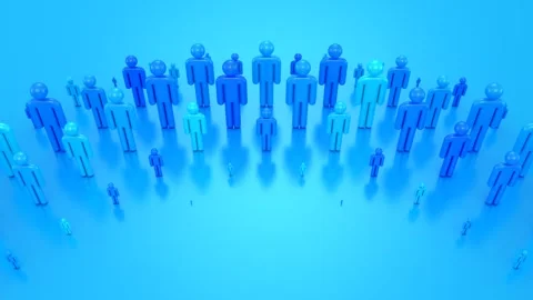 People Form a Wave 库存影片 334992192