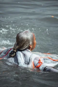 People of the Ganges. Stock Photos