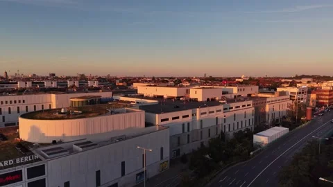 People gathering, parking deck watching solar eclipse. Nice aerial view drone Stock Footage 344600805