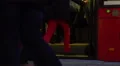 People getting on bus, rush hour in big city, urban lifestyle, public transport HD Footage