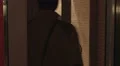 People going through the exiting door, students leaving after party on campus HD Footage