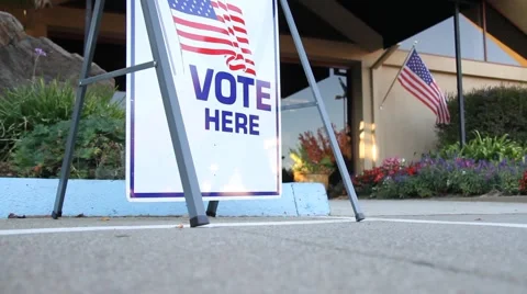 People going to vote Stock Footage 911443