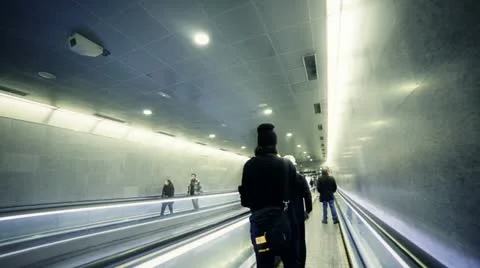 People going to work Video stock 21226573