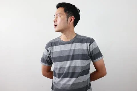 People on grey background Foto stock