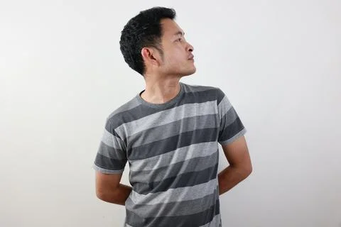 People on grey background 写真素材