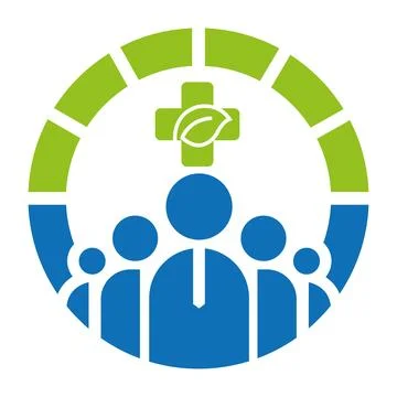 People Group Connection Circle Logo Design Community Vector Template Icon Stock-Illustration