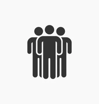 People group icon Stock Illustration