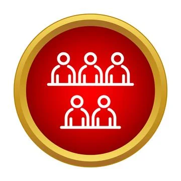 People group icon representing teamwork and community イラスト素材