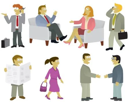 People group Stock Illustration