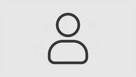 People group ui icon line animation Stock Footage 307915100