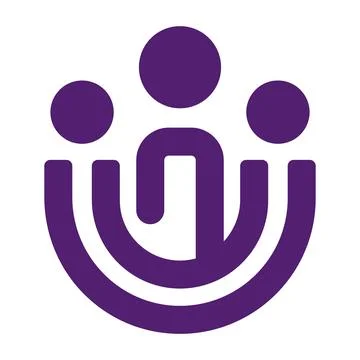 People Group Unity Community Network Logo Stock Illustration