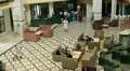 People in hall of hotel in Monastir, Tunisia HD Footage