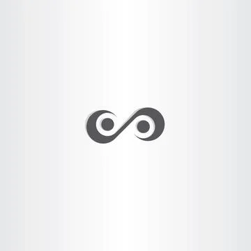 People handshake infinity symbol vector Stock-Illustration