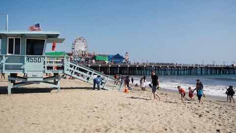 People having fun on beach bay 動画素材 103153535