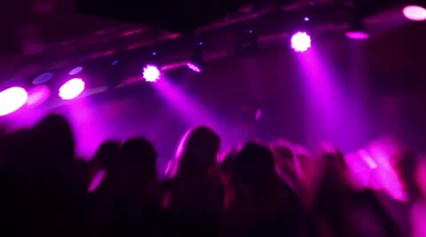 People having fun at the Disco - Disco Club 25 Video stock 55630768