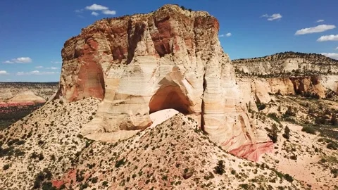 People Having Fun at the Great Chamber 01 | Sand Dune | Kanab Utah | 4K Drone Stock Footage 259896700
