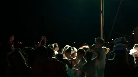 People Having Fun on Party Stock Footage 54912284
