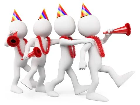 People having fun at a party Illustrazione stock