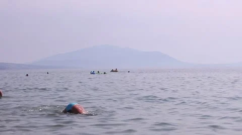 People having fun (sea) Stock Footage 11855301