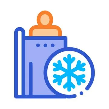 People Heating Point Biohacking Icon Vector Illustration Illustrazione stock