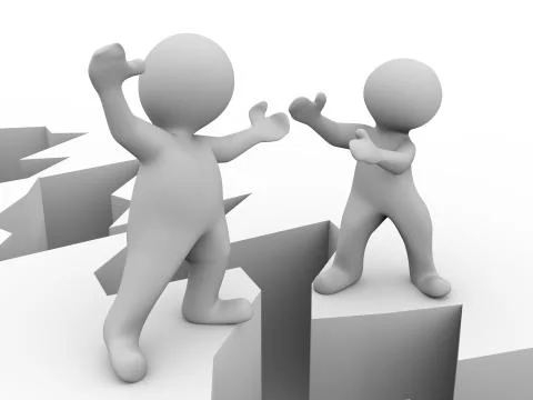 People helping Stock Illustration