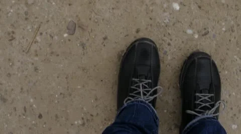 People Hiking on a Sandway Stock Footage