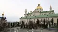 People in Holy Dormition Pochayiv Lavra, Ukraine HD Footage