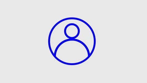 People icon animated line on background Stock Footage 263695752