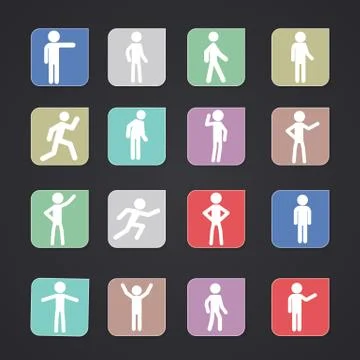 People icon Stock Illustration