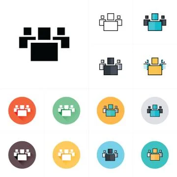 People icon Stock Illustration