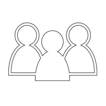 People icon Stock Illustration