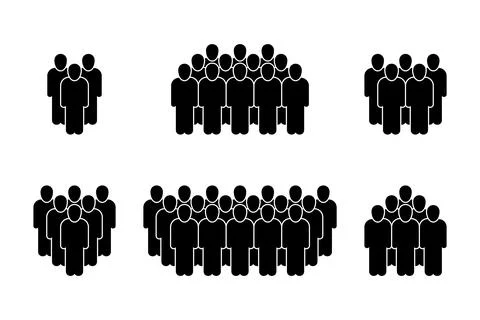 People icon Stock Illustration