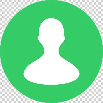 People icon inside green circle Stock Illustration