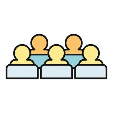 People icon representing team collaboration and community unity Stockillustratie