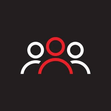 People icon set Illustrazione stock