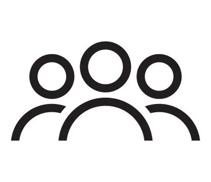 People icon set Stock Illustration