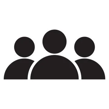 People icon set Stock Illustration