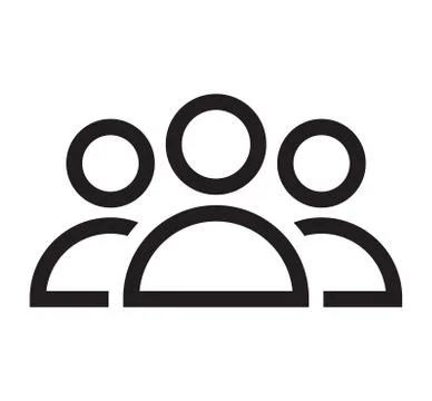 People icon set Stock-Illustration