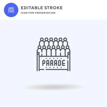 People icon vector, filled flat sign, solid pictogram isolated on white, logo Stock Illustration