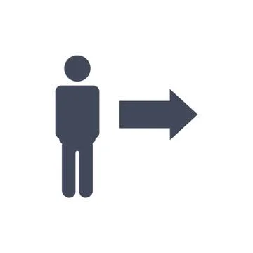 People Icon Vector flat design style Stock Illustration