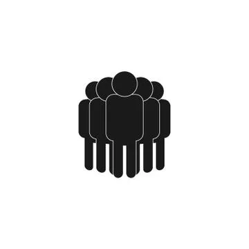 People icon vector Stock Illustration