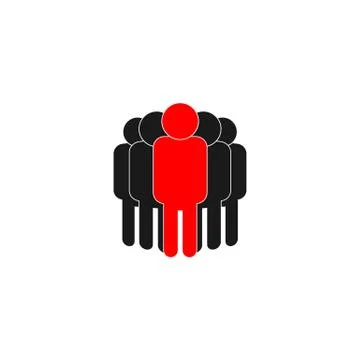 People icon vector Stock Illustration