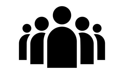 People Icon Vector Illustration Design Stock Illustration