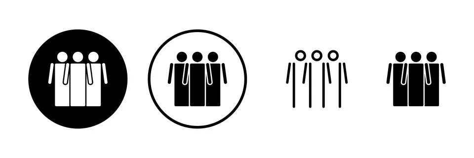 People icon vector illustration. person sign and symbol. User Icon vector Stock Illustration