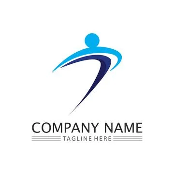 People Icon work group Vector  logo illustration design Stock Illustration