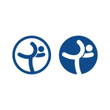 People Icon work group Vector  logo illustration design Stock Illustration