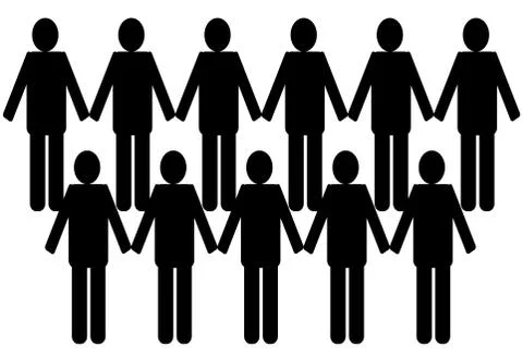 People icons Stock Illustration