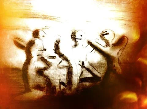 People Illustrazione stock