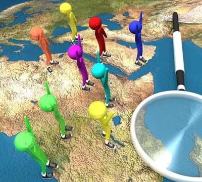 People Stock Illustration