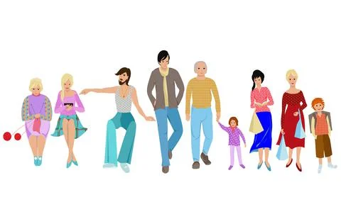 People Stock Illustration